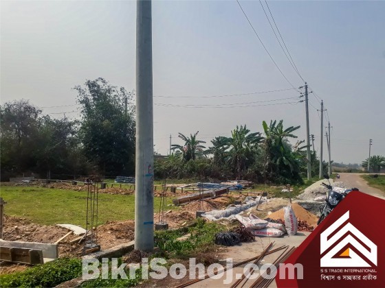 North Facing 5 Katha Plot Sale, Sector 8 in RAJUK Purbachal